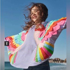 NWT Mini Boden applique Parrot top, 4T - 5T